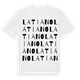 Latiano ordlek t-shirt