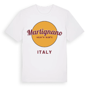 Martignano cirkel t-shirt – ekologisk bomull t-shirt från Pinshirt