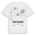 Martignano karta t-shirt