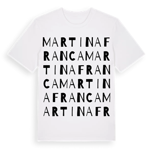 Martina Franca ordlek t-shirt – ekologisk bomull t-shirt från Pinshirt