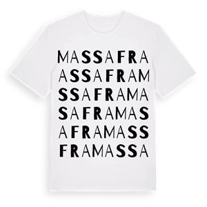 Massafra ordlek t-shirt – ekologisk bomull t-shirt från Pinshirt