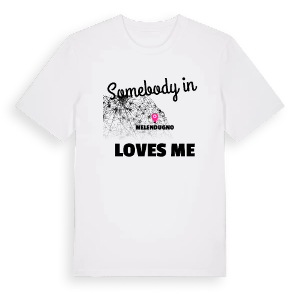 Någon i Melendugno älskar mig t-shirt – ekologisk bomull t-shirt från Pinshirt