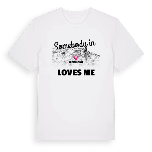 Någon i Modugno älskar mig t-shirt – ekologisk bomull t-shirt från Pinshirt