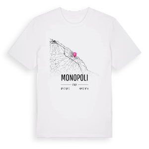 Monopoli karta t-shirt – ekologisk bomull t-shirt från Pinshirt