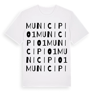 Municipio 1 ordlek t-shirt – ekologisk bomull t-shirt från Pinshirt