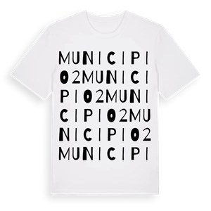 Municipio 2 ordlek t-shirt – ekologisk bomull t-shirt från Pinshirt
