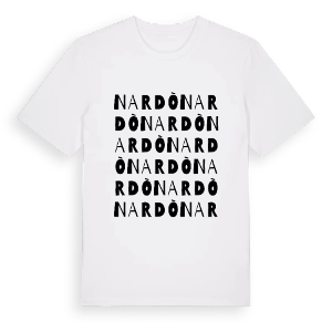 Nardò ordlek t-shirt – ekologisk bomull t-shirt från Pinshirt