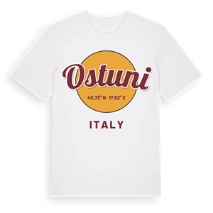 Ostuni cirkel t-shirt – ekologisk bomull t-shirt från Pinshirt