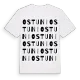 Ostuni ordlek t-shirt