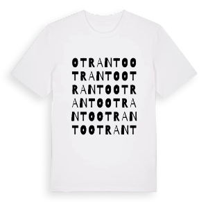 Otranto ordlek t-shirt – ekologisk bomull t-shirt från Pinshirt