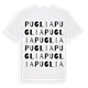 Puglia ordlek t-shirt