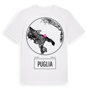 Puglia t-shirt – ekologisk bomull t-shirt från Pinshirt
