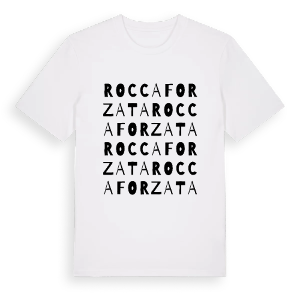 Roccaforzata ordlek t-shirt – ekologisk bomull t-shirt från Pinshirt