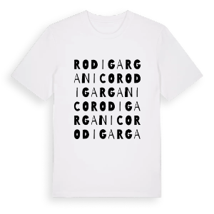 Rodi Garganico ordlek t-shirt – ekologisk bomull t-shirt från Pinshirt