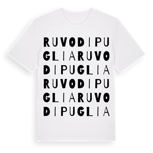Ruvo di Puglia ordlek t-shirt – ekologisk bomull t-shirt från Pinshirt