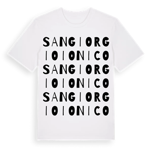 San Giorgio Ionico ordlek t-shirt – ekologisk bomull t-shirt från Pinshirt