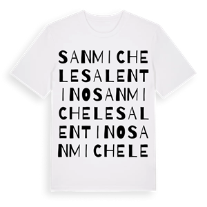 San Michele Salentino ordlek t-shirt – ekologisk bomull t-shirt från Pinshirt