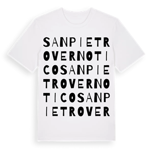 San Pietro Vernotico ordlek t-shirt – ekologisk bomull t-shirt från Pinshirt