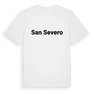 San Severo fetstil t-shirt – ekologisk bomull t-shirt från Pinshirt