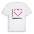 Jag älskar Sant'Angelo t-shirt stort tryck