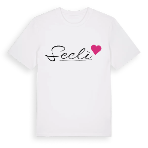 Seclì hjärta t-shirt – ekologisk bomull t-shirt från Pinshirt