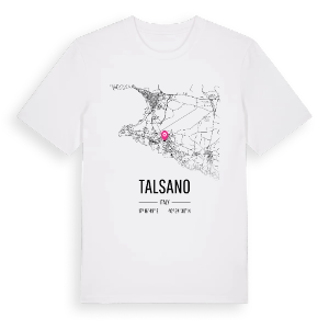 Talsano karta t-shirt – ekologisk bomull t-shirt från Pinshirt