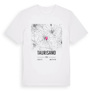 Taurisano karta t-shirt – ekologisk bomull t-shirt från Pinshirt