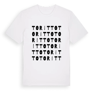 Toritto ordlek t-shirt – ekologisk bomull t-shirt från Pinshirt