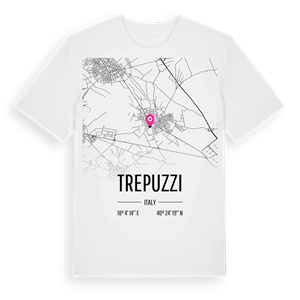 Trepuzzi karta t-shirt – ekologisk bomull t-shirt från Pinshirt