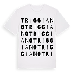 Triggiano ordlek t-shirt – ekologisk bomull t-shirt från Pinshirt