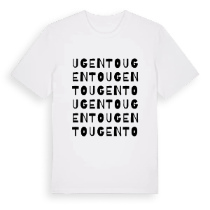 Ugento ordlek t-shirt – ekologisk bomull t-shirt från Pinshirt