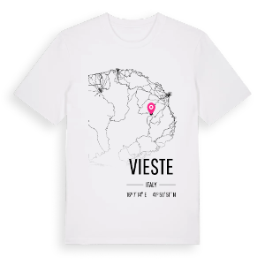 Vieste karta t-shirt – ekologisk bomull t-shirt från Pinshirt