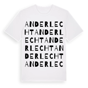 Anderlecht ordlek t-shirt – ekologisk bomull t-shirt från Pinshirt