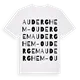 Auderghem - Oudergem ordlek t-shirt