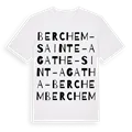 Berchem-Sainte-Agathe - Sint-Agatha-Berchem ordlek t-shirt