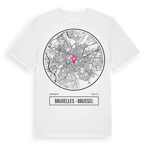 Bruxelles - Brussel t-shirt – ekologisk bomull t-shirt från Pinshirt