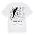 Forest - Vorst karta t-shirt
