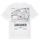 Ganshoren karta t-shirt