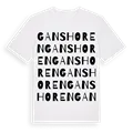 Ganshoren ordlek t-shirt