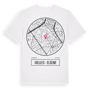 Ixelles - Elsene t-shirt – ekologisk bomull t-shirt från Pinshirt