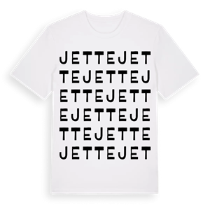 Jette ordlek t-shirt – ekologisk bomull t-shirt från Pinshirt