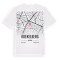 Koekelberg karta t-shirt