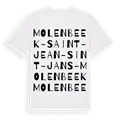 Molenbeek-Saint-Jean - Sint-Jans-Molenbeek ordlek t-shirt