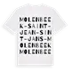 Molenbeek-Saint-Jean - Sint-Jans-Molenbeek ordlek t-shirt