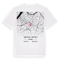 Saint-Gilles - Sint-Gillis karta t-shirt