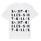 Saint-Gilles - Sint-Gillis ordlek t-shirt