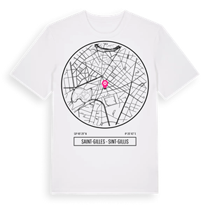 Saint-Gilles - Sint-Gillis t-shirt – ekologisk bomull t-shirt från Pinshirt