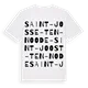 Saint-Josse-ten-Noode - Sint-Joost-ten-Node ordlek t-shirt