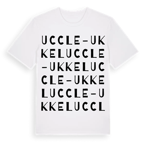 Uccle - Ukkel ordlek t-shirt – ekologisk bomull t-shirt från Pinshirt