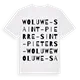 Woluwe-Saint-Pierre - Sint-Pieters-Woluwe ordlek t-shirt